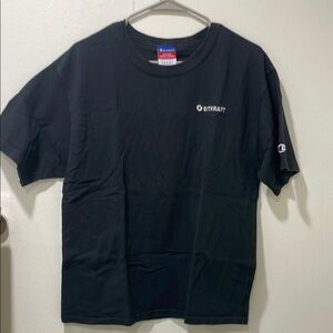 Champion Black Short Sleeve Tee Classic Fit